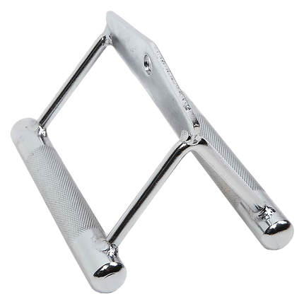 Close Grip Seated Row Handle – Triangle Cable Attachment Bar for Gym Machines.