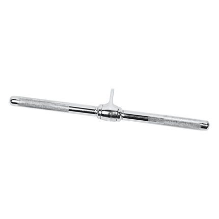 Revolving Straight Bar – Gym Cable Attachment for Tricep, Bicep & Pulley Workouts.