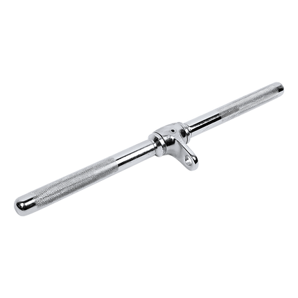 Revolving Straight Bar – Gym Cable Attachment for Tricep, Bicep & Pulley Workouts.