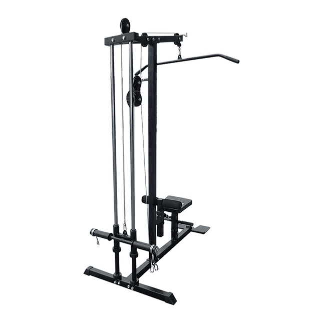 Lat Pulldown Low Row Fitness Machine – Home Gym Strength Trainer.