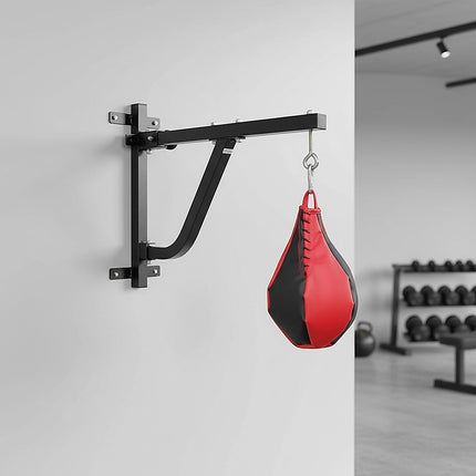 Boxing Punching Bag Wall Pivot Rack – Swivel Mount for Home Gym.