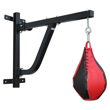 Boxing Punching Bag Wall Pivot Rack – Swivel Mount for Home Gym.