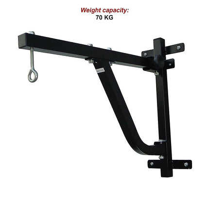 Boxing Punching Bag Wall Pivot Rack – Swivel Mount for Home Gym.