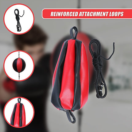 Floor to Ceiling Ball Boxing Punching Bag – Speed Reaction Training Equipment.