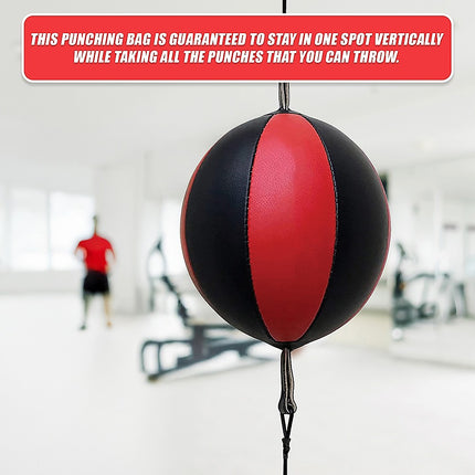 Floor to Ceiling Ball Boxing Punching Bag – Speed Reaction Training Equipment.