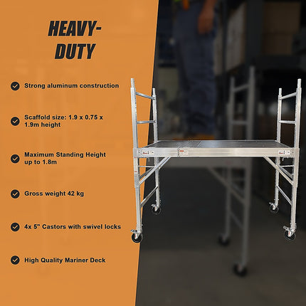 Professional Aluminium Safety Scaffolding Scaffold With Hatch.