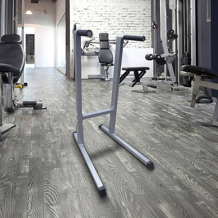 Solid Dip Station Power Tower for Home Gym Strength Training Upper Body Workouts.