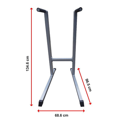 Solid Dip Station Power Tower for Home Gym Strength Training Upper Body Workouts.