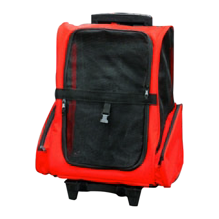 Dog Pet Safety Transport Carrier Backpack Trolley.