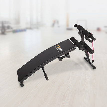 Foldable Incline Sit Up Bench for Home Gym Ab Workout Training.