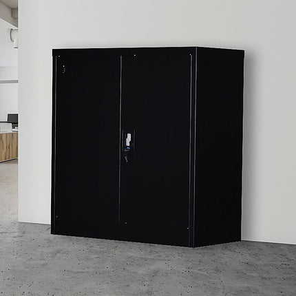 Two-Door Shelf Office Gym Filing Storage Locker Cabinet Safe.