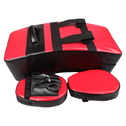 Kickboxing Shield & Punching Pad Combo – Sparring Training Strike Set.