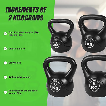 Forearm Wrist Grip Strength Roller Exercise Bar Home Gym Training.