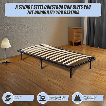 Single Metal Bed Frame - Bedroom Furniture.