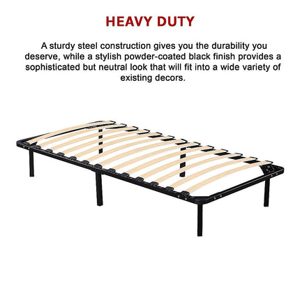 Single Metal Bed Frame - Bedroom Furniture.
