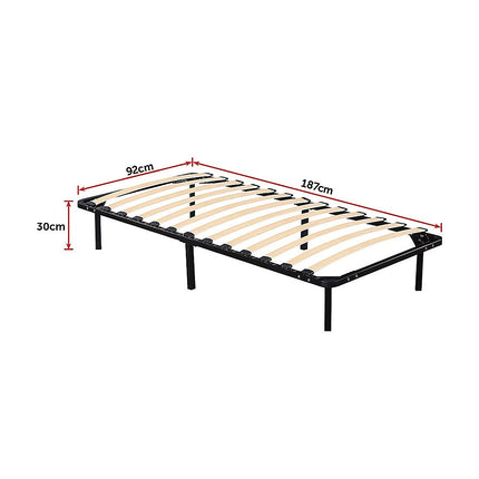 Single Metal Bed Frame - Bedroom Furniture.