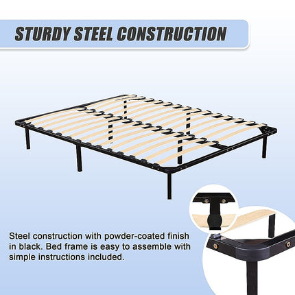 Queen Metal Bed Frame - Bedroom Furniture.