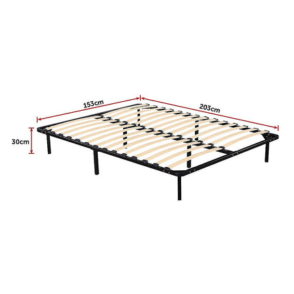 Queen Metal Bed Frame - Bedroom Furniture.
