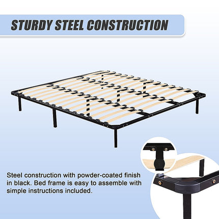 King Metal Bed Frame - Bedroom Furniture.