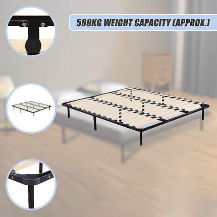 King Metal Bed Frame - Bedroom Furniture.