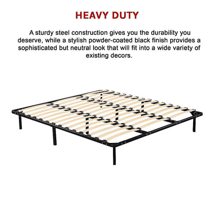 King Metal Bed Frame - Bedroom Furniture.