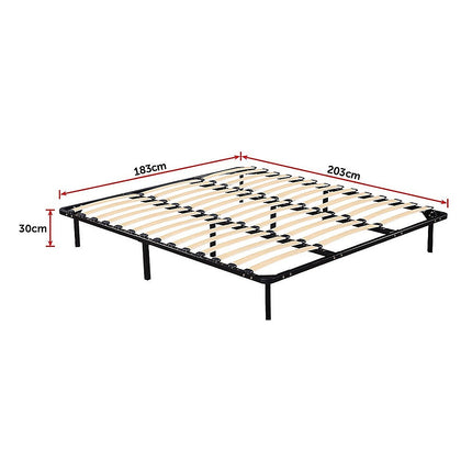 King Metal Bed Frame - Bedroom Furniture.