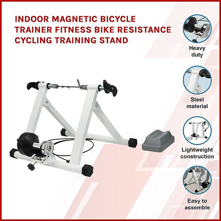 Indoor Magnetic Bicycle Trainer Fitness Bike Resistance Stand.