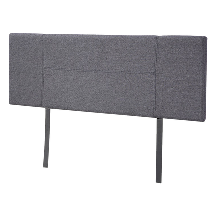 Linen Fabric Queen Bed Headboard Bedhead - Grey.