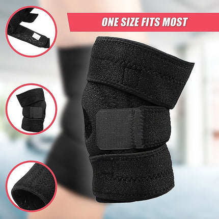 Fully Flexible Adjustable Knee Support Brace.