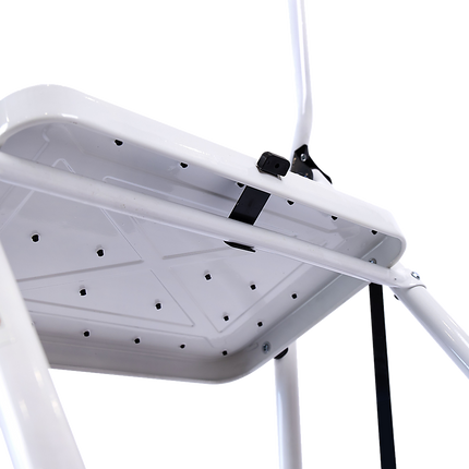 Foldable Non Slip 4 Step Steel Ladder.