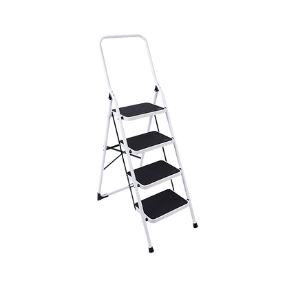 Foldable Non Slip 4 Step Steel Ladder.