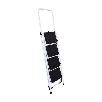Foldable Non Slip 4 Step Steel Ladder.