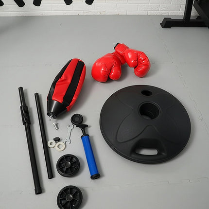 Kids Boxing Punching Bag Set – Children’s Training Gloves & Fitness Stand.