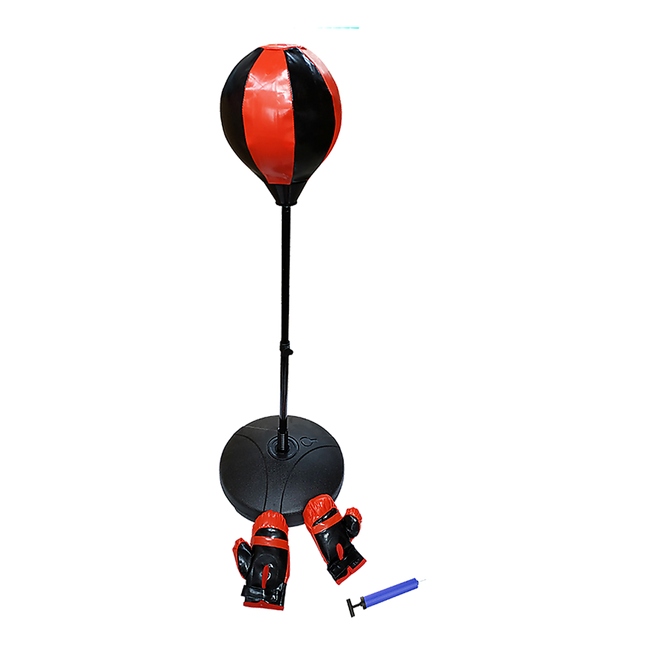 Kids Boxing Punching Bag Set – Children’s Training Gloves & Fitness Stand.
