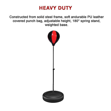 Kids Boxing Punching Bag Set – Children’s Training Gloves & Fitness Stand.