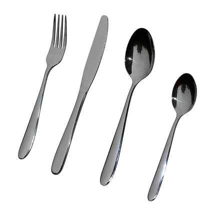 32 Piece Stainless Steel Cutlery Set Knives Fork Spoon Teaspoon.