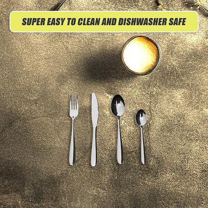 32 Piece Stainless Steel Cutlery Set Knives Fork Spoon Teaspoon.