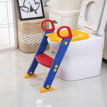 Kids Toilet Ladder Toddler Potty Training Seat.