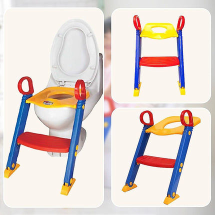 Kids Toilet Ladder Toddler Potty Training Seat.