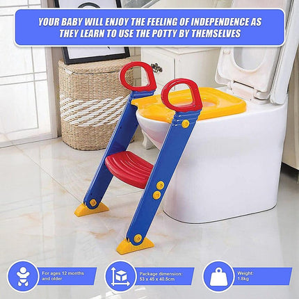 Kids Toilet Ladder Toddler Potty Training Seat.