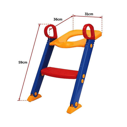 Kids Toilet Ladder Toddler Potty Training Seat.