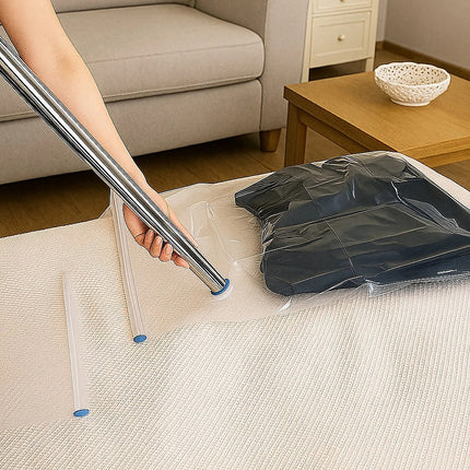 10X Jumbo Vacuum Storage Bags – Space Saver Seal Bags for Clothes, Bedding, Blankets & Travel Organisation.