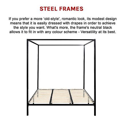4 Four Poster King Bed Frame.