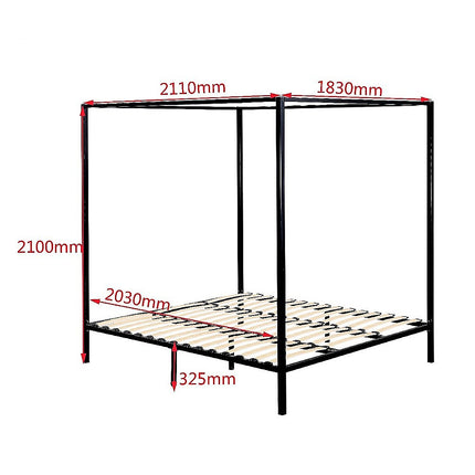4 Four Poster King Bed Frame.