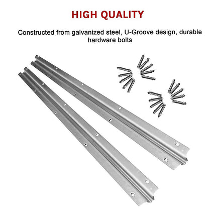Sliding Gate Hardware Accessories Kit - 2m Track.