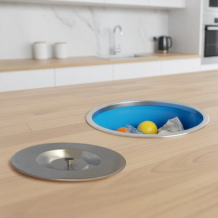 8L Concealed Benchtop Bin.