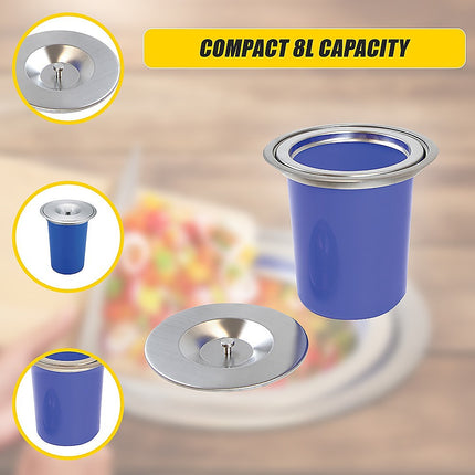 8L Concealed Benchtop Bin.