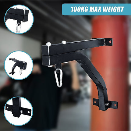 Heavy Duty Punch Bag Wall Bracket – Steel Boxing Bag Holder for Home Gym.