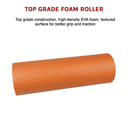45 x 15cm Physio Yoga Pilates Foam Roller.