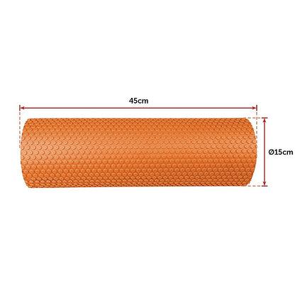 45 x 15cm Physio Yoga Pilates Foam Roller.